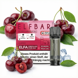 2x Elfbar ELFA Cherry 20mg Pods