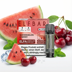 2x Elfbar ELFA Watermelon Cherry 20mg Pods