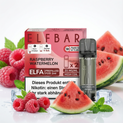 2x Elfbar ELFA Raspberry Watermelon 20mg Pods