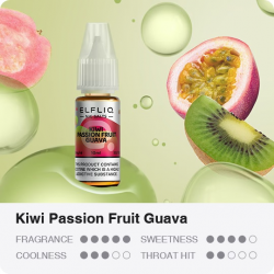 ELFLIQ Kiwi Passion Fruit Guava Nikotinsalz Liquid 20mg
