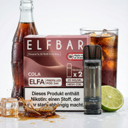 2x Elfbar ELFA Cola 20mg Pods