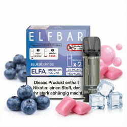 2x Elfbar ELFA Blueberry BG 20mg Pods