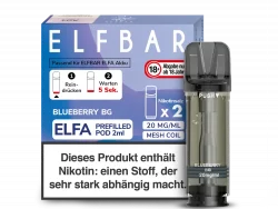 2x Elfbar ELFA Blueberry BG 20mg Pods