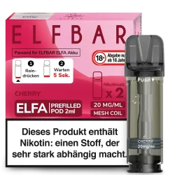 2x Elfbar ELFA Cherry 20mg Pods
