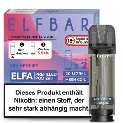 2x Elfbar ELFA Mix Berries 20mg Pods