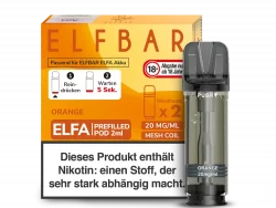 2x Elfbar ELFA Orange 20mg Pods