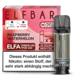2x Elfbar ELFA Raspberry Watermelon 20mg Pods