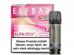 2x Elfbar ELFA Strawberry Ice Cream 20mg Pods