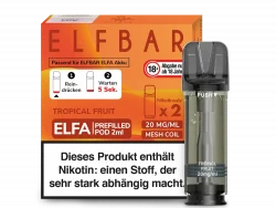 2x Elfbar ELFA Tropical Fruit 20mg Pods