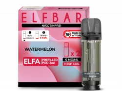 2x Elfbar ELFA Watermelon 0mg Pods