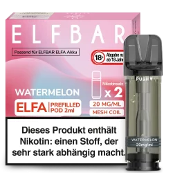2x Elfbar ELFA Watermelon 20mg Pods