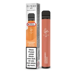 Elfbar Strawberry Banana 600 Einweg 20mg