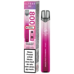 Elfbar 800 Dragon Fruit Strawberry 20 mg/ml mit Turbo Mode