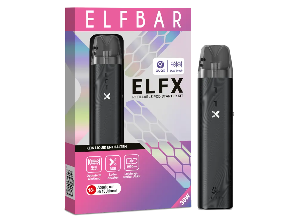 Elfbar ELFX Black Akku Kit