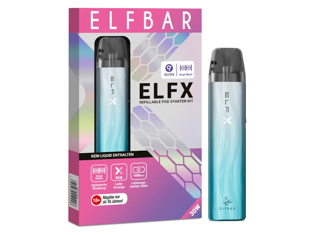 Elfbar ELFX Blau Akku Kit