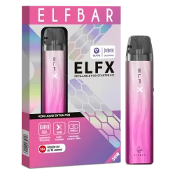 Elfbar ELFX Silber Pink Akku Kit