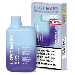 Lost Mary Blue Razz Ice BM600 Einweg 20mg