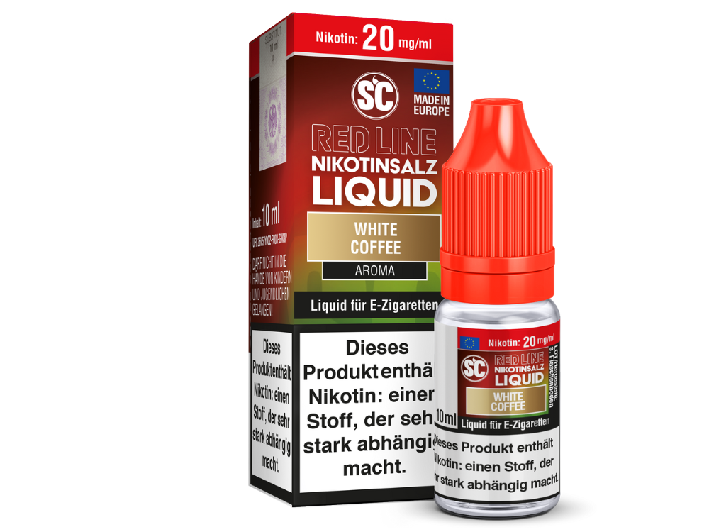 SC Red Line Nikotinsalz Liquid White Coffee 18 mg/ml – 10 ml