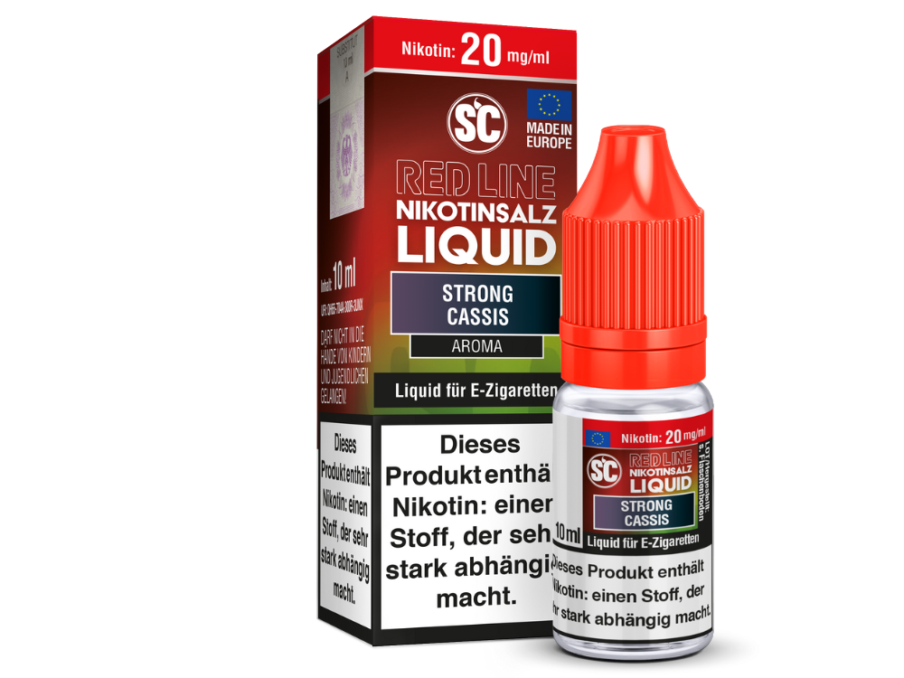 SC Red Line Nikotinsalz Liquid Strong Cassis 18 mg/ml – 10 ml