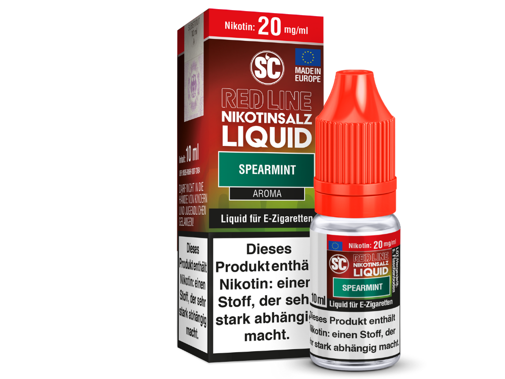 SC Red Line Nikotinsalz Liquid Spearmint 18 mg/ml – 10 ml