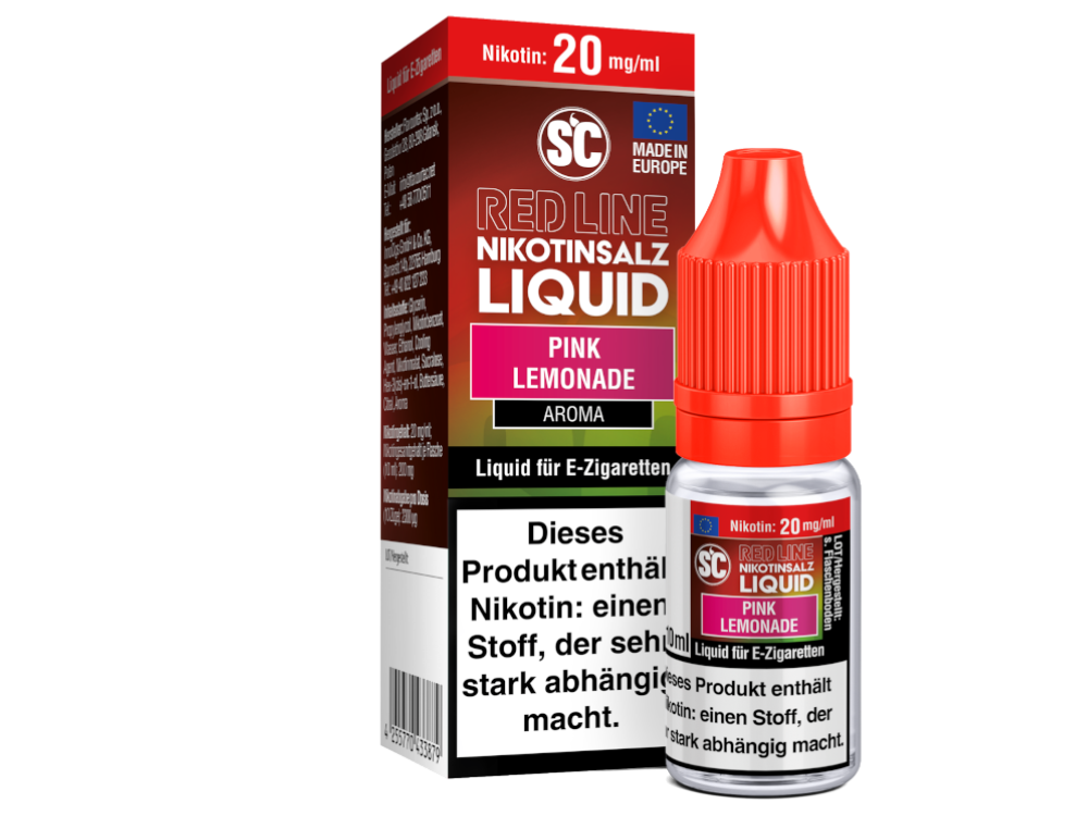 SC Red Line Nikotinsalz Liquid Pink Lemonade 18 mg/ml – 10 ml