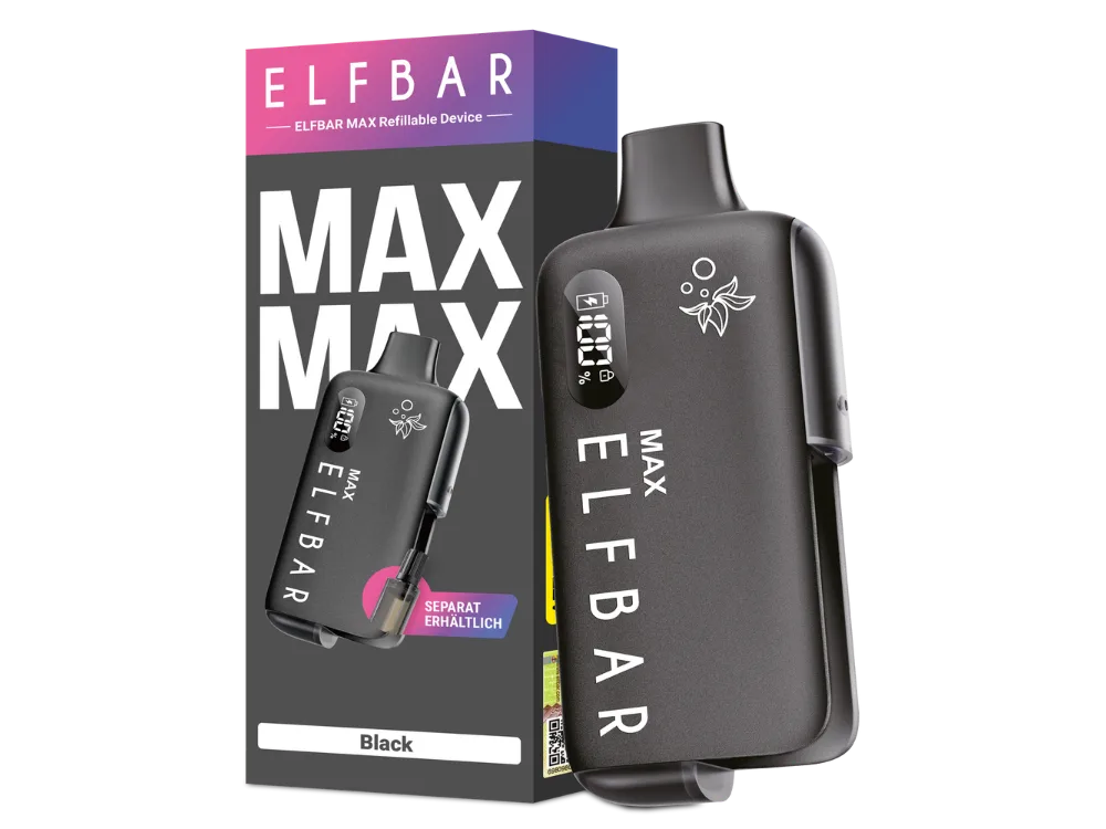 Elfbar Max Basisgerät | Schwarz