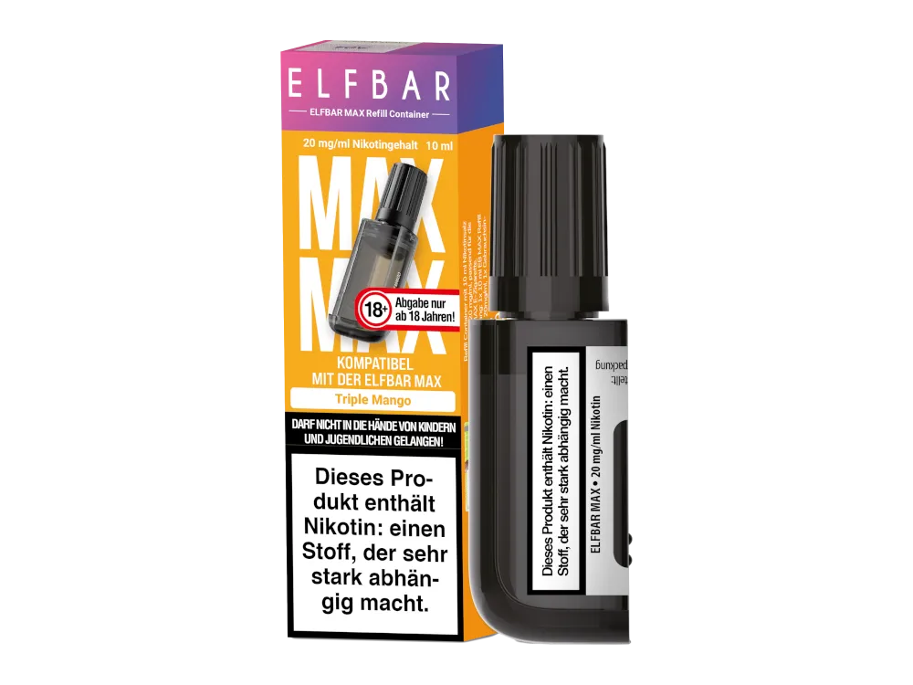 Elfbar Max Refill Container Triple Mango Nikotinsalz Liquid